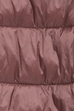 Chaqueta Ice acolchada rosa taupe de capucha fija y detalles Polo Club