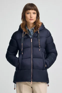 Chaqueta Ingrid azul marino con logo Polo Club