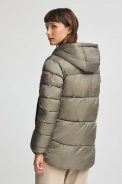 Chaqueta Ingrid verde militar con logo Polo Club