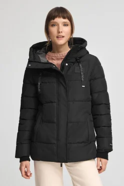 Chaqueta Iris negra con logo Polo Club