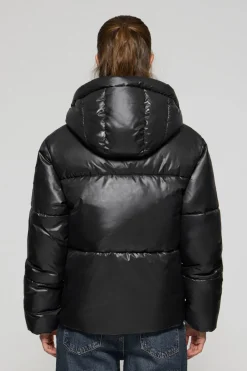 Chaqueta negra corta acolchada Sidney con detalles Polo Club