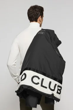 Chaqueta negra Slope acolchada con detalles Polo Club