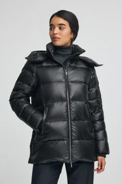 Chaqueta Ofelia negra con logo Polo Club