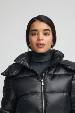 Chaqueta Ofelia negra con logo Polo Club