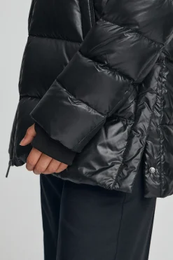 Chaqueta Ofelia negra con logo Polo Club