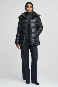 Chaqueta Ofelia negra con logo Polo Club
