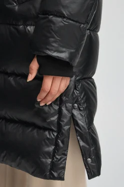 Chaqueta Olena negra con logo Polo Club