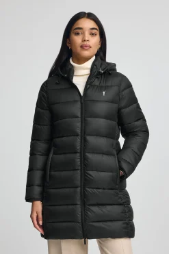 Chaqueta Salima Embroidery negra con logo Rigby Go