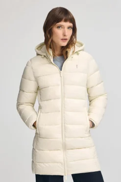 Chaqueta Salima Embroidery color crudo con logo Rigby Go