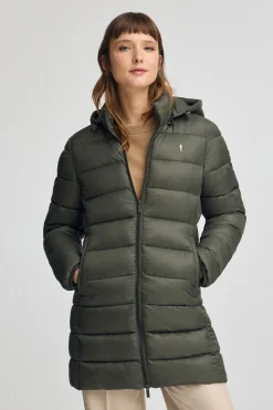 Chaqueta Salima Embroidery verde bosque con logo Rigby Go