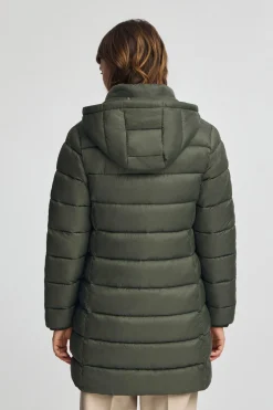 Chaqueta Salima Embroidery verde bosque con logo Rigby Go