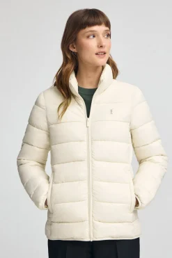 Chaqueta Salma Embroidery color crudo con logo Rigby Go