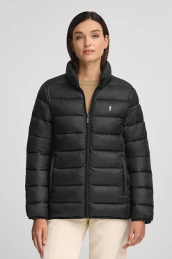 Chaqueta Salma Embroidery negro con logo Rigby Go
