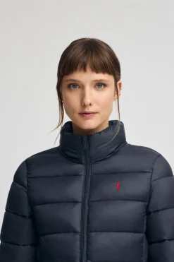 Chaqueta Salma Embroidery azul marino con logo Rigby Go