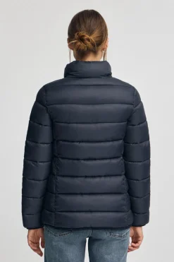 Chaqueta Salma Embroidery azul marino con logo Rigby Go