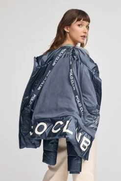 Chaqueta Silvon azul con logo Polo Club