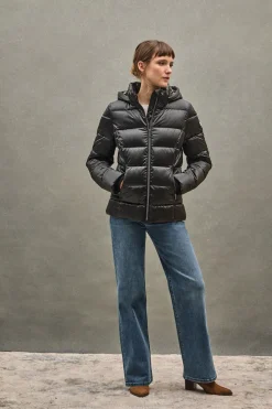 Chaqueta Silvon negra con logo Polo Club