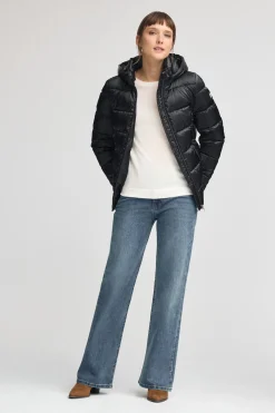 Chaqueta Silvon negra con logo Polo Club