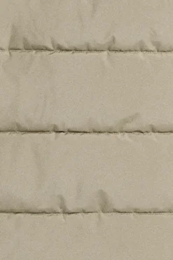 Chaqueta St Moritz beige acolchada de capucha fija y detalles Polo Club