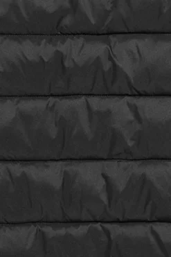 Chaqueta ultralight negra Cintia de capucha extraíble y bordado PC