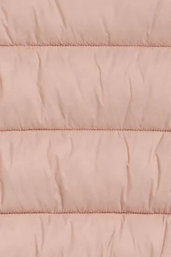 Chaqueta ultralight Susanne color rosa palo con parche Rigby Go