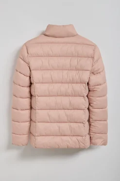 Chaqueta ultralight Susanne color rosa palo con parche Rigby Go