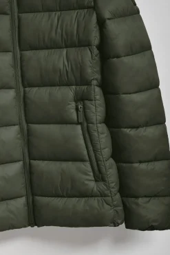 Chaqueta ultralight Susanne color verde con parche Rigby Go