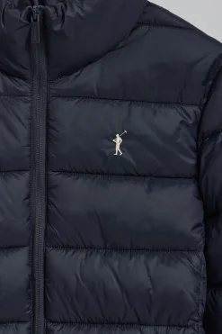 Chaqueta ultralight Susanne azul marino con bordado Rigby Go