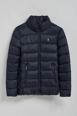 Chaqueta ultralight Susanne azul marino con bordado Rigby Go