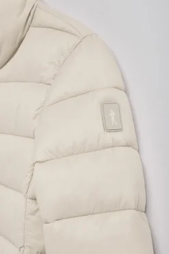 Chaqueta ultralight Susanne color beige con parche Rigby Go
