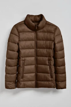 Chaqueta ultralight Susanne marrón con parche Rigby Go
