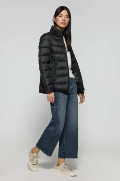 Chaqueta ultralight Susanne negra con bordado Rigby Go