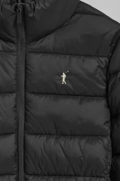 Chaqueta ultralight Susanne negra con bordado Rigby Go
