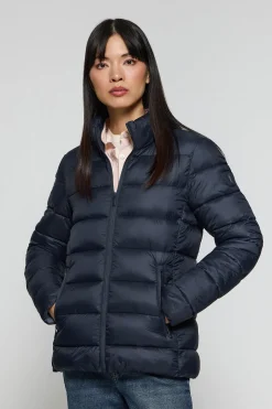 Chaqueta ultralight Susanne azul marino con parche Rigby Go