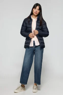 Chaqueta ultralight Susanne azul marino con parche Rigby Go