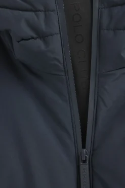 Chaqueta Val Thorens azul marino con logo Polo Club