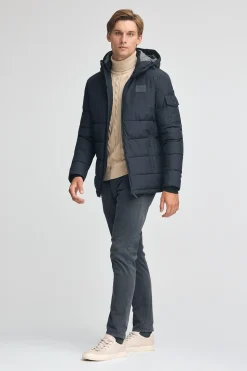 Chaqueta Val Thorens azul marino con logo Polo Club