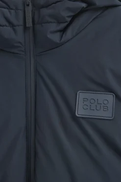 Chaqueta Val Thorens azul marino con logo Polo Club