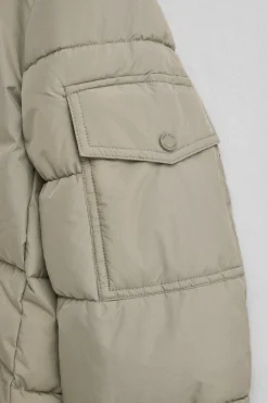 Chaqueta Val Thorens color piedra con logo Polo Club