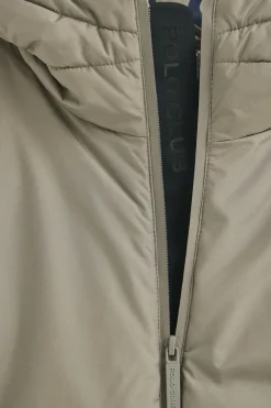 Chaqueta Val Thorens color piedra con logo Polo Club