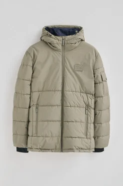 Chaqueta Val Thorens color piedra con logo Polo Club