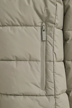 Chaqueta Val Thorens color piedra con logo Polo Club