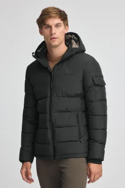 Chaqueta Val Thorens negro con logo Polo Club