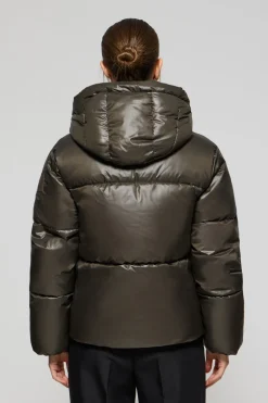 Chaqueta verde corta acolchada Sidney con detalles Polo Club
