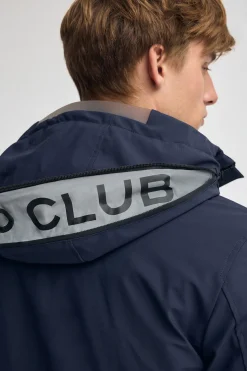 Chaqueta Voguel azul marino con logo Polo Club