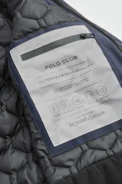 Chaqueta Voguel azul marino con logo Polo Club