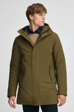 Chaqueta Voguel caqui oscuro con logo Polo Club