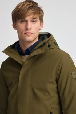 Chaqueta Voguel caqui oscuro con logo Polo Club