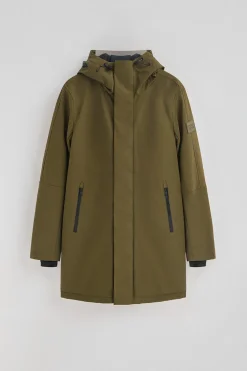 Chaqueta Voguel caqui oscuro con logo Polo Club
