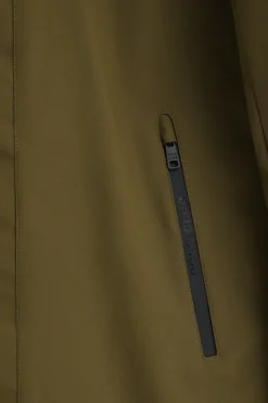 Chaqueta Voguel caqui oscuro con logo Polo Club